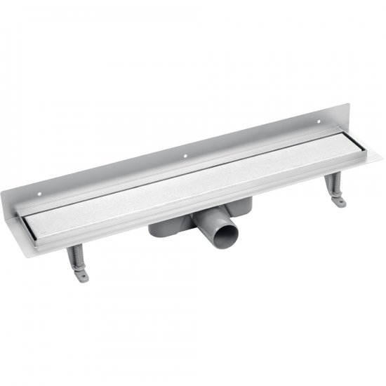 LAVEO Odpływ liniowy przyścienny BASSO 100 cm inox COB_211D