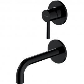 OMNIRES Bateria umywalkowa Y podtynkowa czarny półmat Y1215NBL