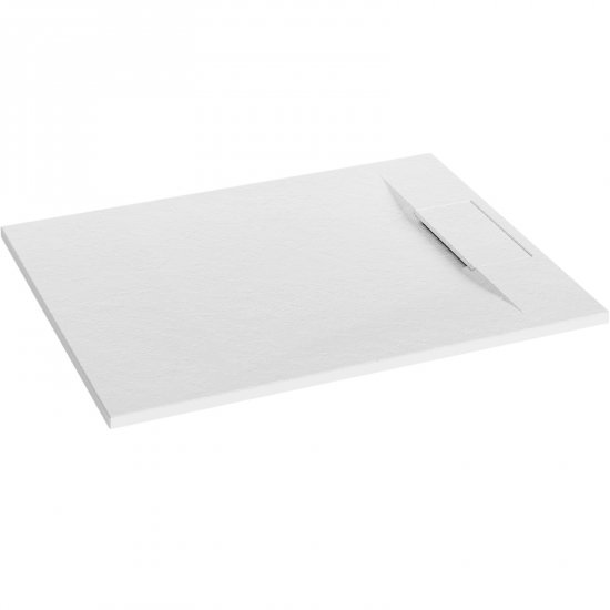 INVENA Brodzik prostokątny ALVERO 90x80x2,6 biały AK-7B-809-H