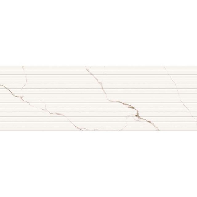 Płytka ścienna CALLVISTA white structure satin 39,8x119,8 gat. II