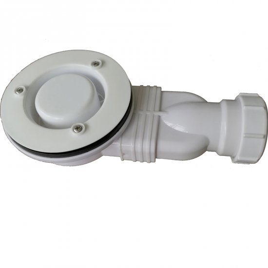 INVENA Syfon z zamknięciem wodnym SLIM do brodzika ALVERO SU-AK-702-H