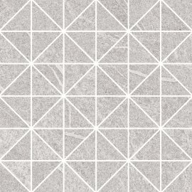 Płytka ścienna mozaika GREY BLANKET grey triangle micro mat 29x29 gat. I