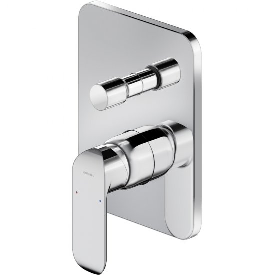 OMNIRES Bateria prysznicowo-wannowa SACRAMENTO podtynkowa chrom połysk SC2335XCR