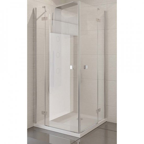 NEW TRENDY Kabina prysznicowa kwadratowa MODENA 2D 140x190 8 mm szkło czyste EXK-1135/EXK-1136