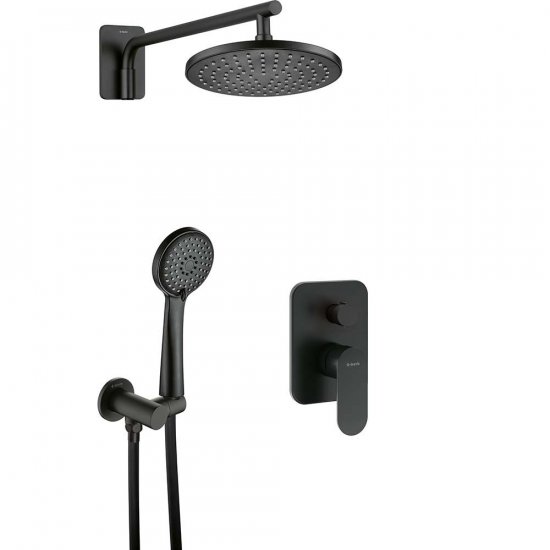 DEANTE Zestaw prysznicowy podtynkowy ALPINIA nero NAC_N9ER