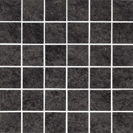 Gres szkliwiony mozaika KAROO graphite mat 29,7x29,7 gat. I