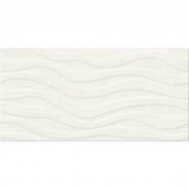 Płytka ścienna MARGARET white lines structure mat 29,7x60 gat. II
