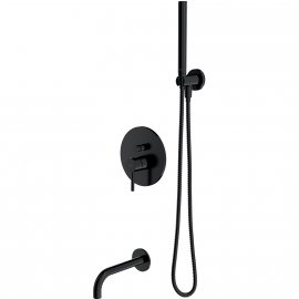 OMNIRES System wannowy Y podtynkowy czarny półmat SYSYW01BL