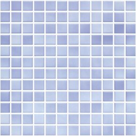 Mozaika gresowa szkliwiona AURIDA light blue alfa mat 30x30 gat. I