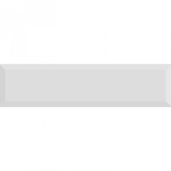 Płytka ścienna hiszpańska VA MONOCOLOR BLANCO BISELADO mat 7,5x30 gat. I