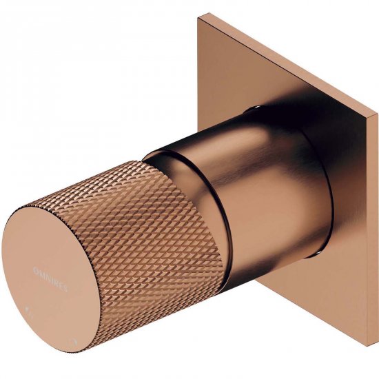 OMNIRES Bateria prysznicowa CONTOUR podtynkowa miedź szczotkowana CT8045CPB