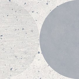 Gres szkliwiony MODERN PATCHWORK blue mat 29,8x29,8 gat. II