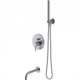 OMNIRES System wannowy Y podtynkowy nikiel szczotkowany SYSYW01NI