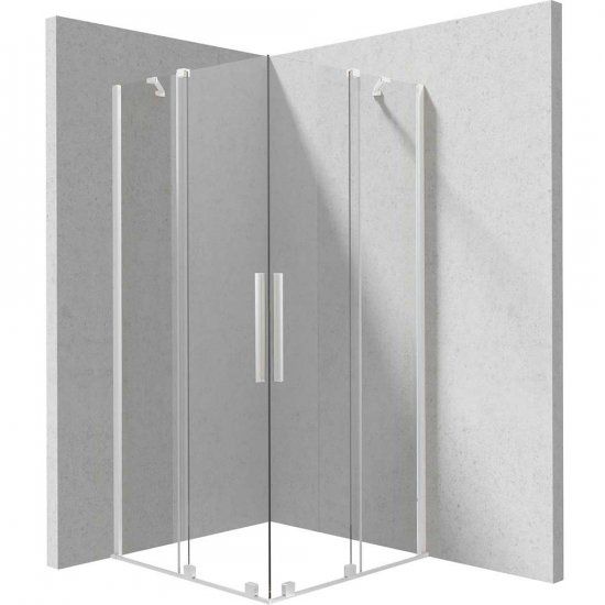 DEANTE Kabina prysznicowa kwadratowa PRIZMA 90x90 cm bianco KPNAP09P09