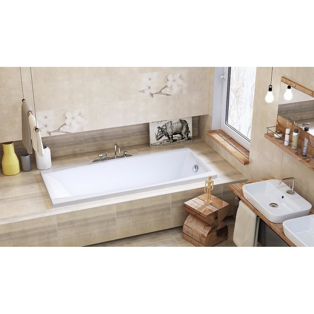 Gres szkliwiony EARLY PASTELS beige stripes mat 59,3x59,3 gat. I