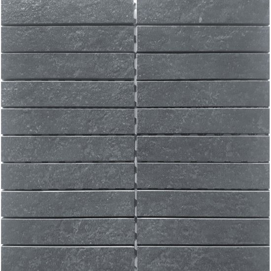 Gres zdobiony mozaika DRY RIVER graphite mat 29,55x29,55 gat. I