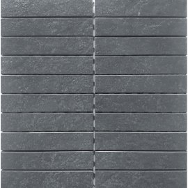 Gres zdobiony mozaika DRY RIVER graphite mat 29,55x29,55 gat. I