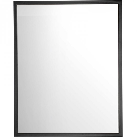 COMAD Lustro w ramie BROOKLIN 60x75 cm czarny mat 840 FSC