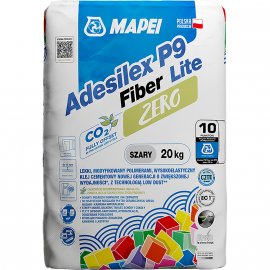 Zaprawa klejowa do płytek MAPEI Adesilex P9 Fiber Lite ZERO szary 20 kg
