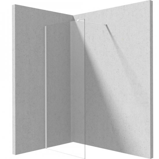 DEANTE Ścianka prysznicowa PRIZMA walk-in 70x195 bianco KTJ_A37P