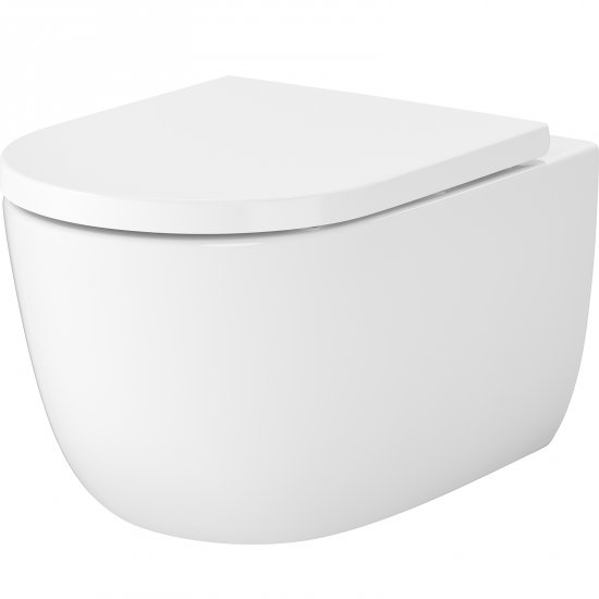 CERSANIT Miska WC podwieszana NAVADO PRO OVAL deska duroplastowa S4036-001