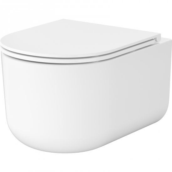 CERSANIT Miska WC podwieszana INTRO PRO OVAL deska duroplastowa S4038-001