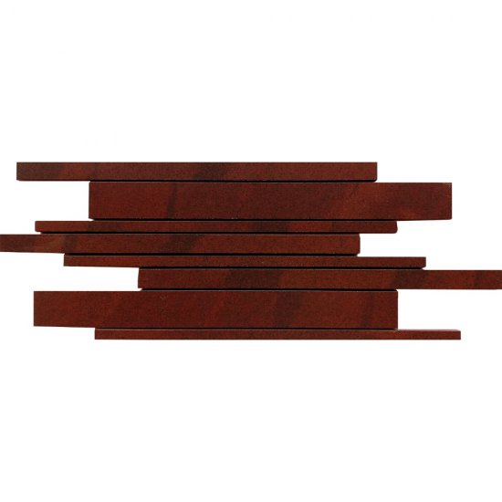 Gres zdobiony mozaika KANDO cotto paski glossy 14,7x41 gat. I