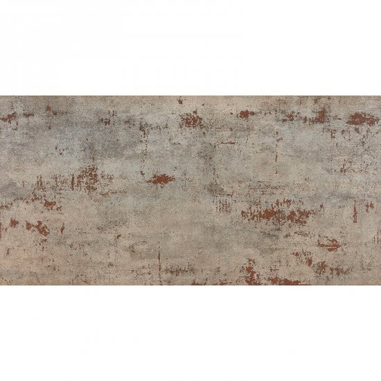 Gres szkliwiony hiszpański Tau METAL SILVER semi gloss brushed/ 60x120 gat. I