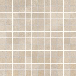 Gres szkliwiony mozaika VELVET CONCRETE beige mat ssq 29,8x29,8 gat. I