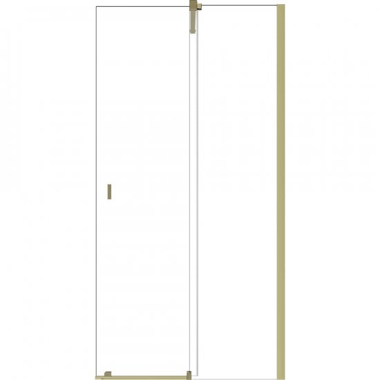 BESCO Kabina prysznicowa WALK-IN VAYO GOLD 90x200 złota VYG-90-200C