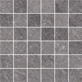 Gres szkliwiony mozaika BOLT grey mat ssq 29,8x29,8 gat. I
