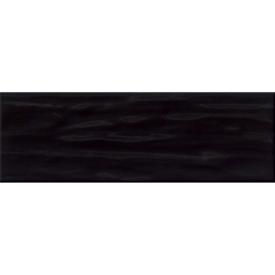 Płytka ścienna BACHATA black glossy 9,8x29,8 gat. I