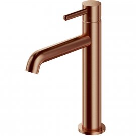 OMNIRES Bateria umywalkowa Y, 23 cm (głowica 25 mm) miedź szczotkowana Y1212CCPB