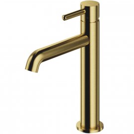 OMNIRES Bateria umywalkowa Y, 23 cm (głowica 25 mm) mosiądz szczotkowany Y1212CBSB