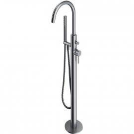 OMNIRES Bateria wannowa Y wolnostojąca nikiel szczotkowany Y1233NI