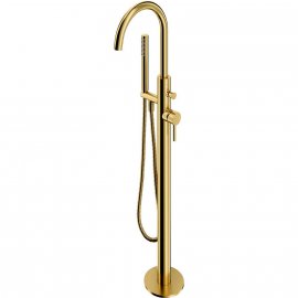 OMNIRES Bateria wannowa Y wolnostojąca mosiądz szczotkowany Y1233BSB