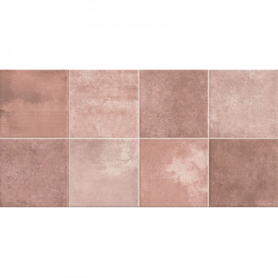 Płytka ścienna RAW pink glossy 29,7x60 gat. II