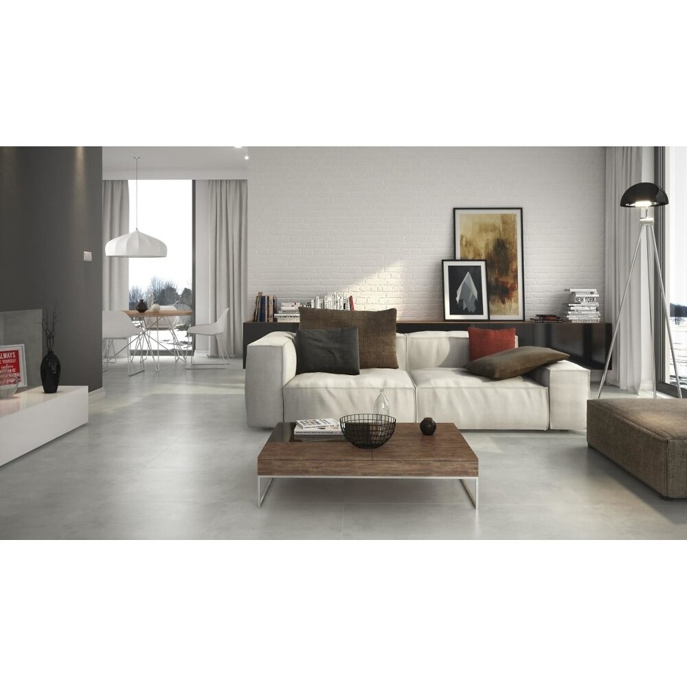 Gres szkliwiony EARLY PASTELS grey mat 59,8x59,8 gat. I OUTLET NEXTERIO