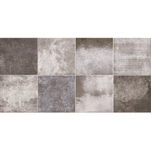 Płytka ścienna CODERIVER WT1092 grey glossy 29,7x60 gat. I