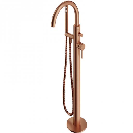 OMNIRES Bateria wannowa Y wolnostojąca miedź szczotkowana Y1233-SCPB