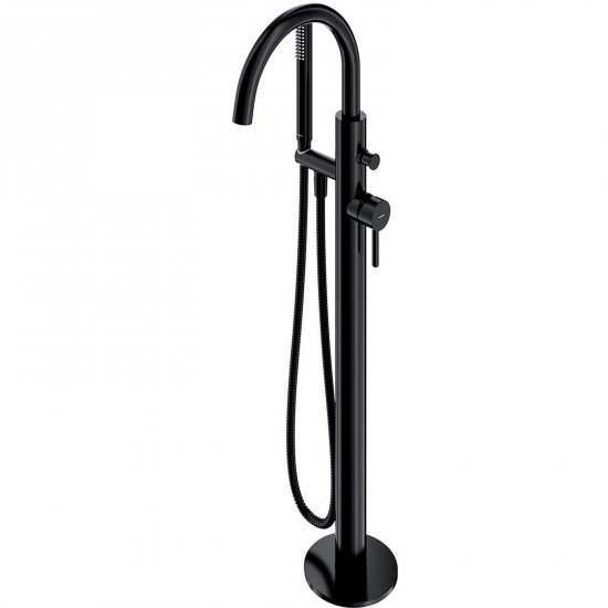 OMNIRES Bateria wannowa Y wolnostojąca czarny półmat Y1233-SBL