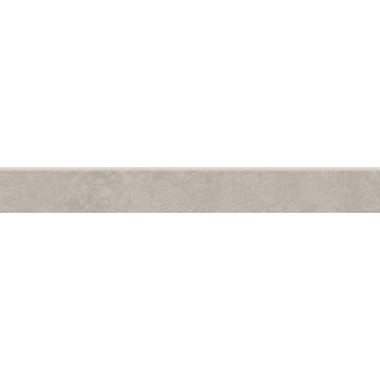 Gres szkliwiony cokół ARES light grey mat 7,2x59,8 gat. I
