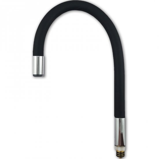 KFA Wylewka elastyczna RUMBA do baterii kuchennej czarna 835-660-00