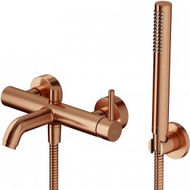 OMNIRES Bateria wannowa Y z zestawem prysznicowym miedź szczotkowana Y1231CPB