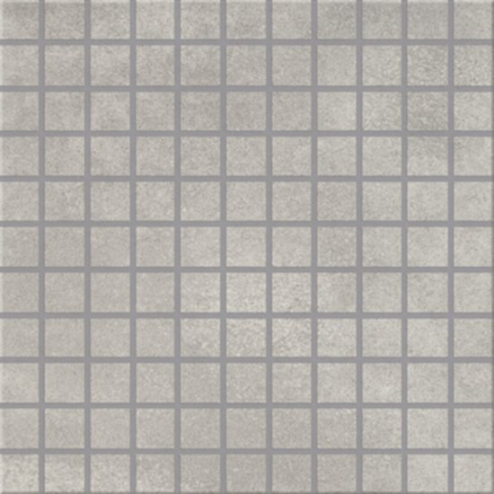 Gres szkliwiony mozaika CITY SQUARES light grey mat 29,7x29,7 #202 gat. I
