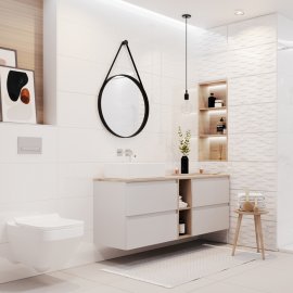 Płytka ścienna BLANKA white glossy 29x59 #061 gat. I