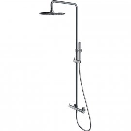 OMNIRES System prysznicowy Y natynkowy nikiel szczotkowany Y1244MNI