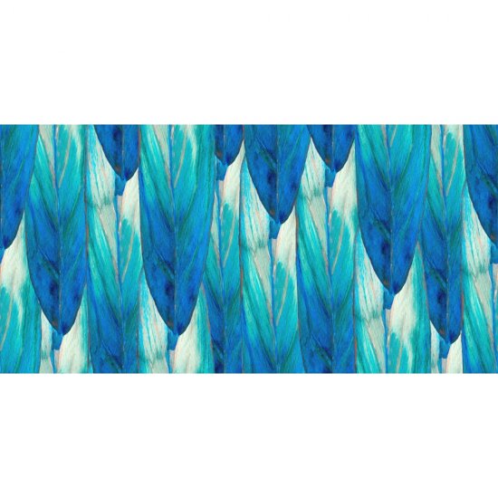 Płytka ścienna dekoracyjna Alfa-Cer LEAVES BLUE DEC. glossy 29,8x59,8 gat. I