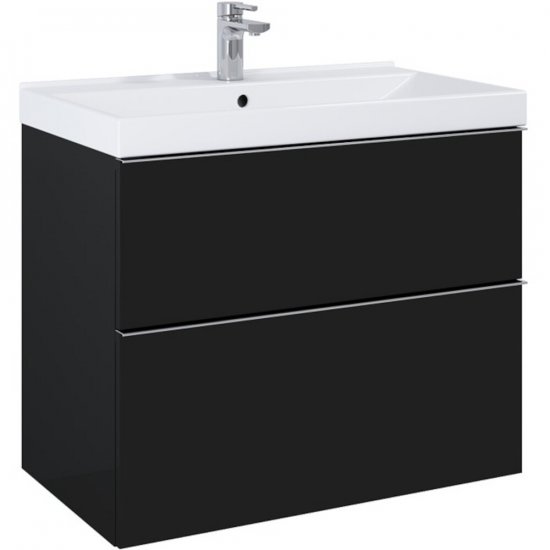 ELITA Szafka podumywalkowa LOOK 80 2S black matt 168106
