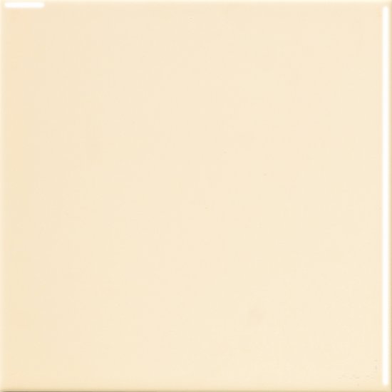 Płytka ścienna hiszpańska VA MONOCOLOR CREMA LISO błyszcząca 20x20 gat. I
